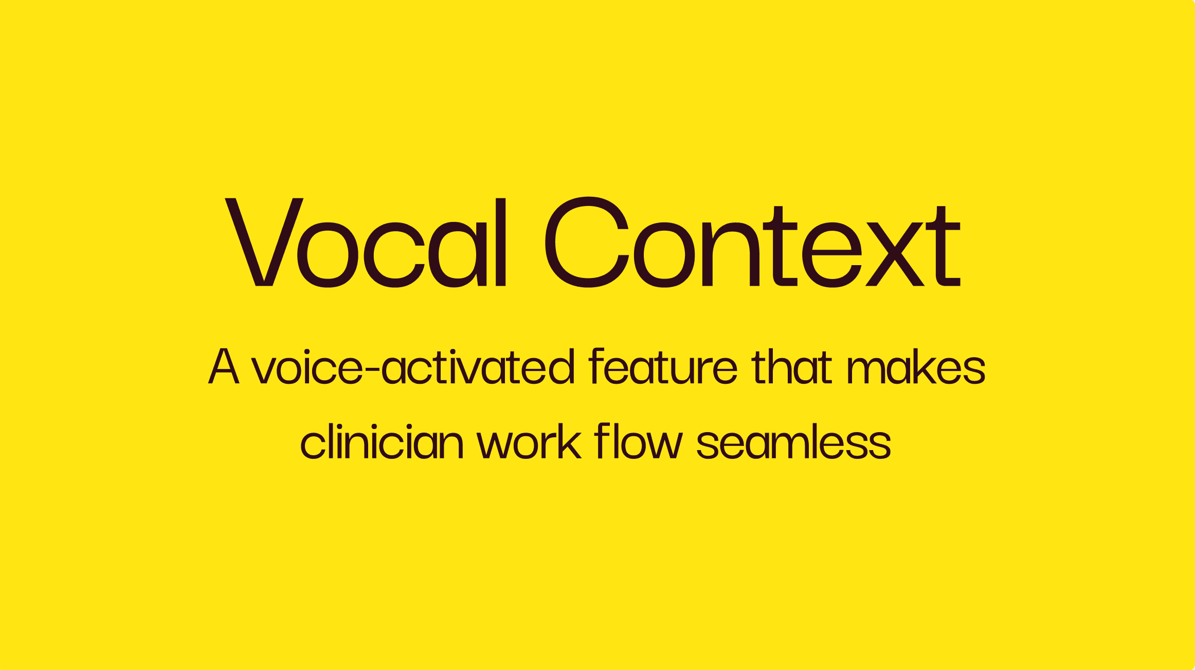 Vocal Context